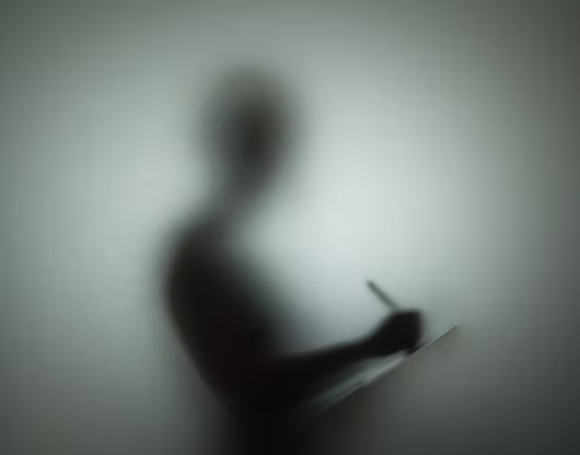 Anonymous person silhouette illustration